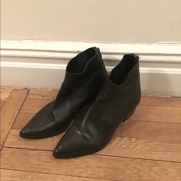 Diba Black Heeled Boots - Picture 1 of 5